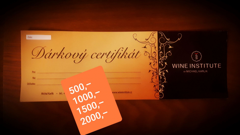 Dárkový certifikát 2000 kč